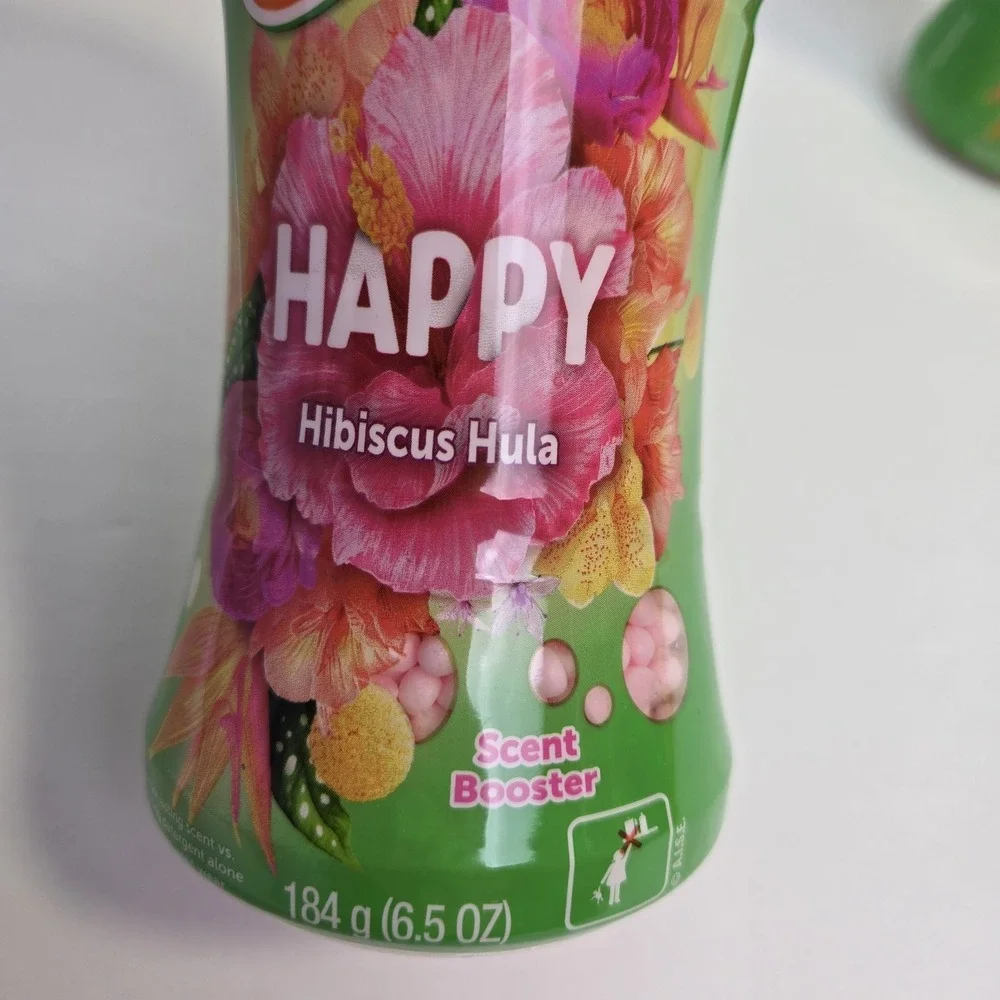 Gain Happy Hibiscus Hula Scent Booster 6x fresh + Odor protection 6.5oz 2 Packs